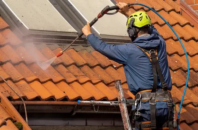 Démoussage et hydrofuge de toiture à Bétaille